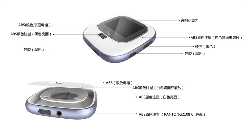 健康按摩仪产品外观设计，健康产品设计案例