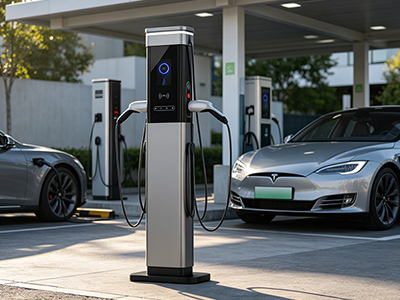 落地式双枪交流充电桩全案设计壹零壹工业设计新能源充电桩设计方案