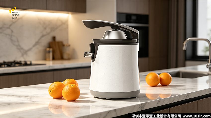家用料理机三件套,压杆橙汁机,电动橙汁机,多功能搅拌机,家用料理机设计,壹零壹工业设计、厨房小家电设计