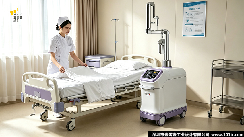 调Q激光治疗仪,调Q激光治疗仪外观设计,调Q激光治疗仪结构设计,医疗设备工业设计