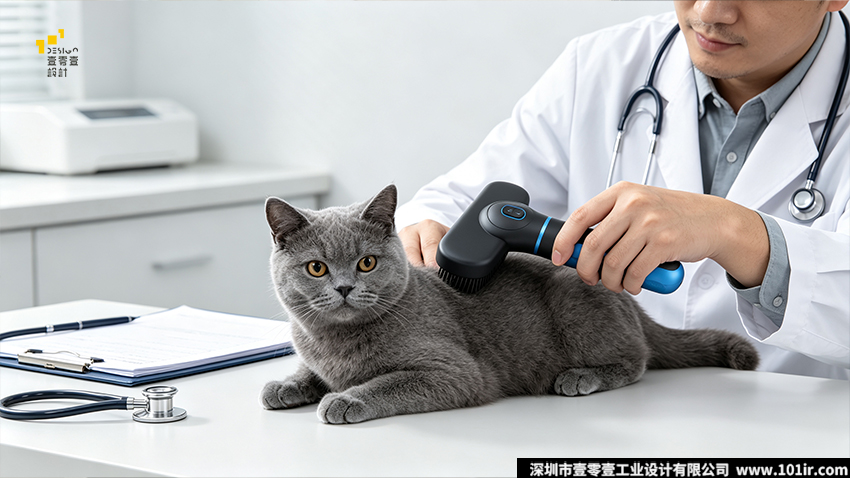 宠物梳毛器,二合一自洁宠物梳毛器,宠物用品设计,宠物梳毛器外观设计,宠物梳毛器结构设计,壹零壹工业设计