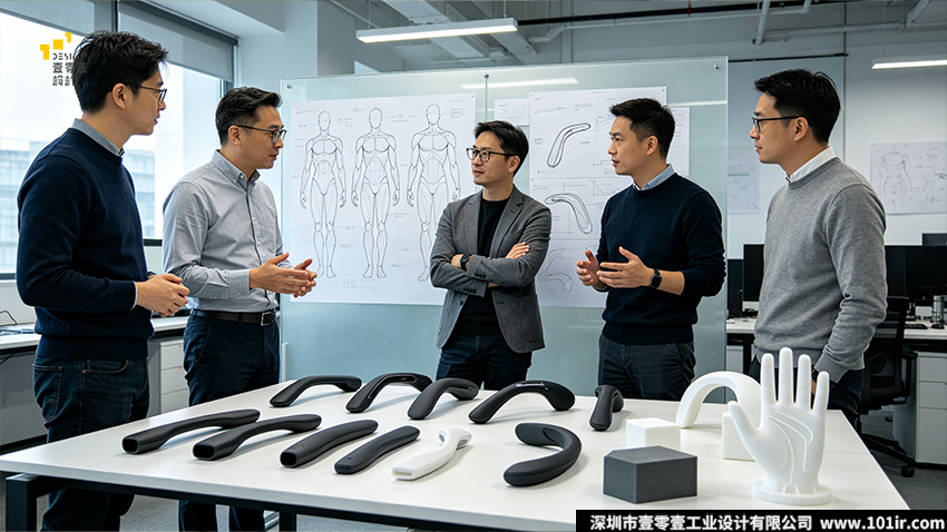 手柄设计,握持感、手掌曲线,人机工程学,工业设计,