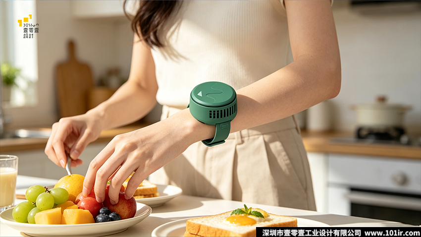 便携式风扇,多功能便携风扇,挂脖风扇,手腕佩戴风扇,补妆风扇,工业设计,产品结构设计,马卡龙色系设计