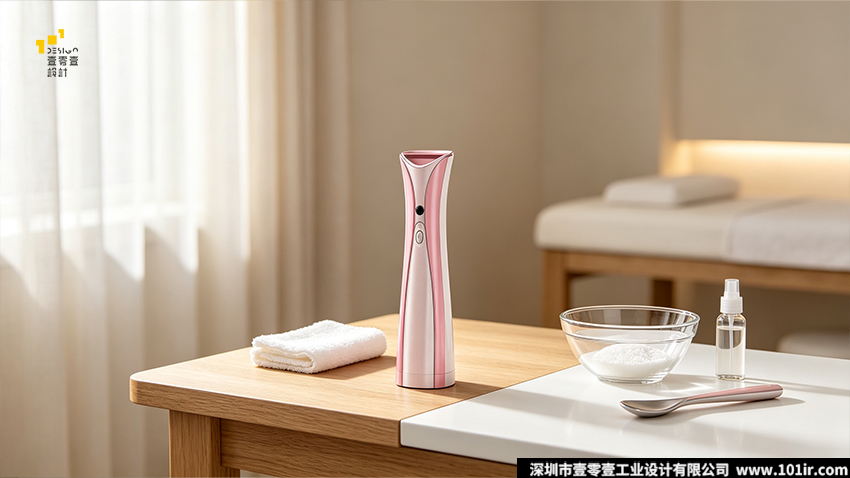 纳米喷雾美容仪,便携美容仪器,工业设计,产品外观设计,产品结构设计,人体工学设计,压电雾化结构,个护电器设计