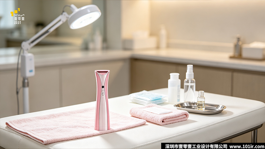 纳米喷雾美容仪,便携美容仪器,工业设计,产品外观设计,产品结构设计,人体工学设计,压电雾化结构,个护电器设计