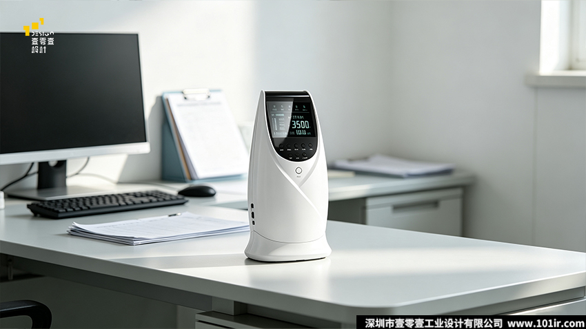 高电位治疗仪,家用高电位治疗仪,医疗器械外观设计,工业设计,结构设计,适老化设计,居家医疗设备,壹零壹工业设计