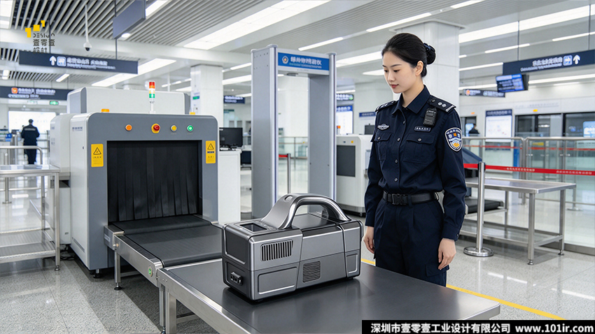 便携式爆炸物探测仪,爆炸物痕量探测器,工业设计,外观设计,结构设计,人机工程设计,散热结构设计,IP53防护设计